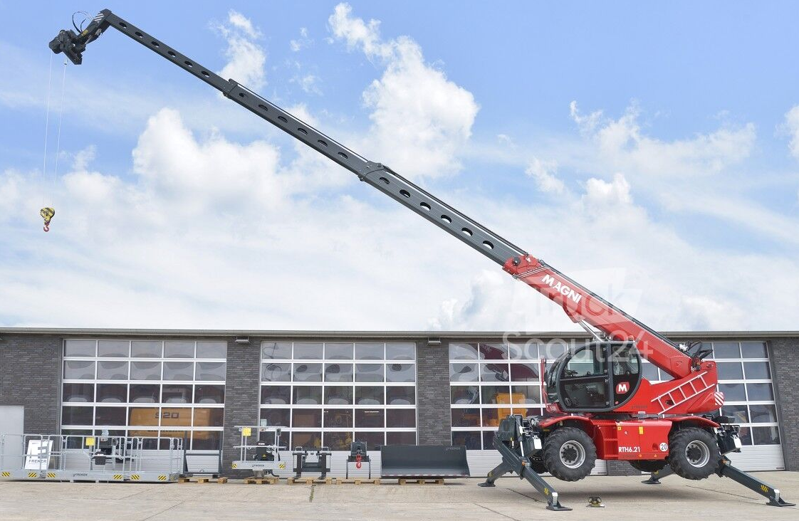 Teleskopslastare i arbete